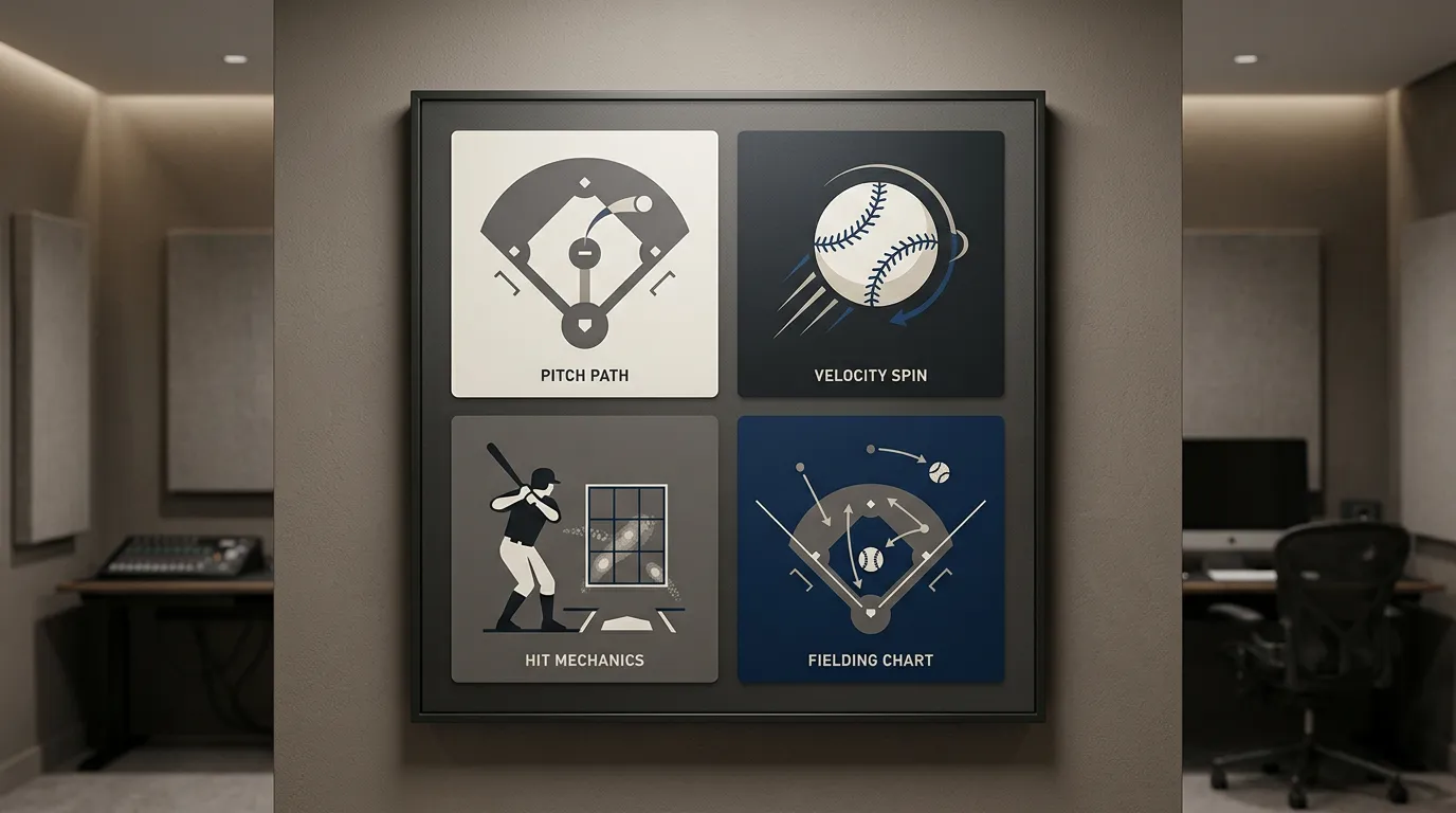 Бейзбол залози — табло с пазари за един MLB мач: парична линия, run line и тотал