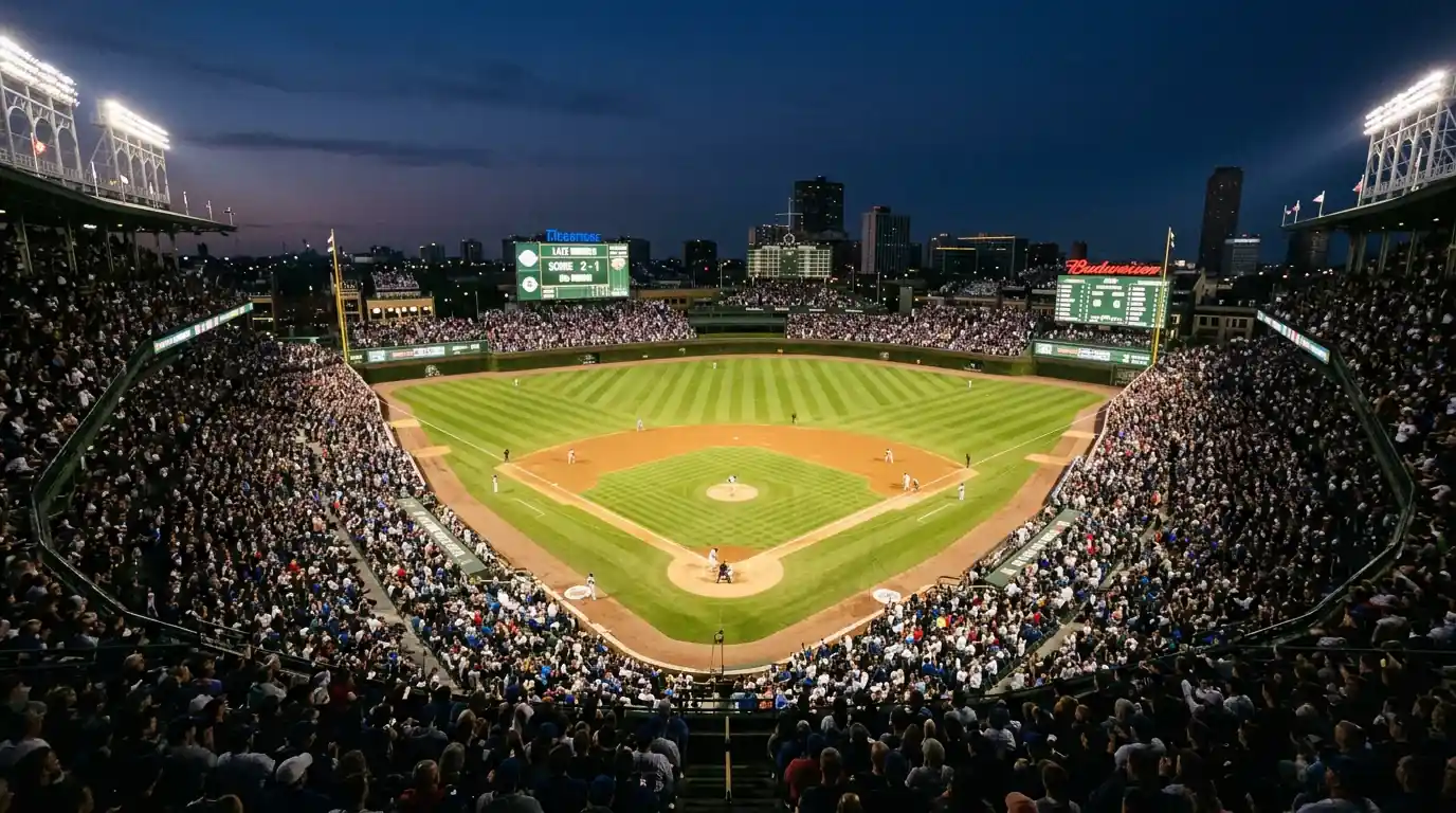 Седми мач на World Series 2025 — стадион под прожекторите по време на постсезонен MLB мач